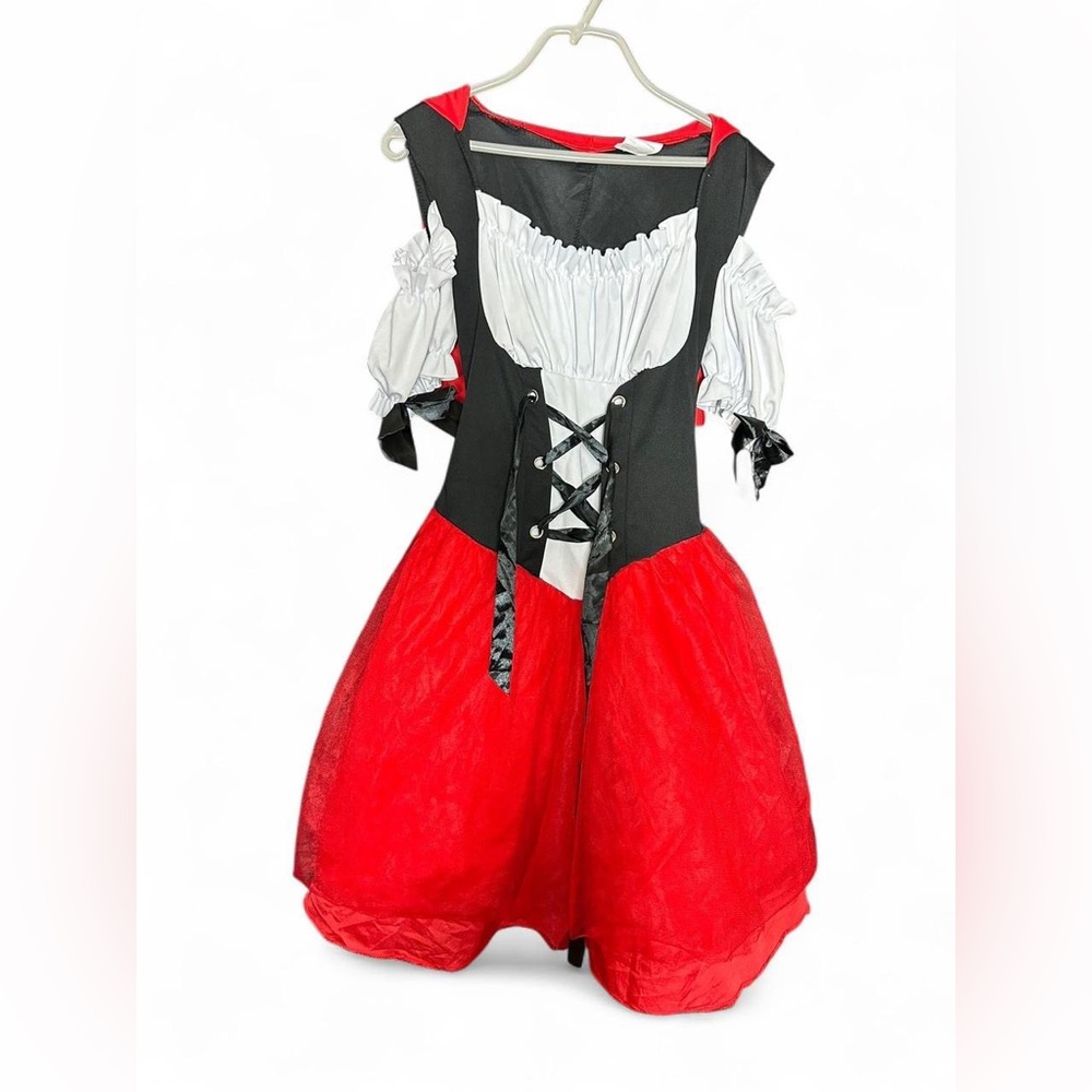 Red and black Red Riding Hood costume Womens Medium